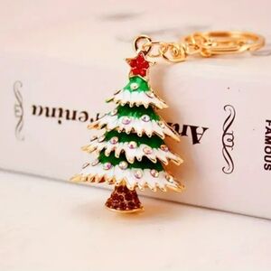 NEW! Rhinestone Christmas Tree🎄 Keychain / 🎒👜 Bag Charm 🎁 🎅🤶